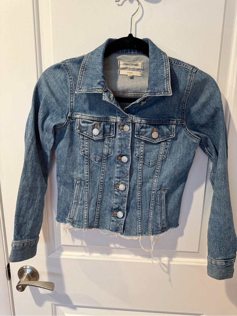 Madewell Blue Denim Jacket - Cropped